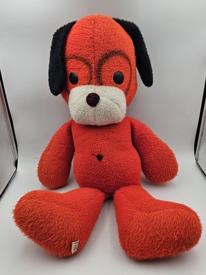 Vintage 1970s Animal Fair Red Dog Henry Plush Large 24