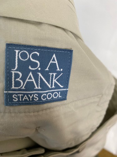 Jos A Bank Stays Cool Hose Herren 36Wx30L Beige Khaki Baumwolle NEU - Bild 10 von 11