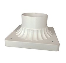 Lighting TG100 WH Transitional Base Mount Outdoor 1 Count Pack of 1 White