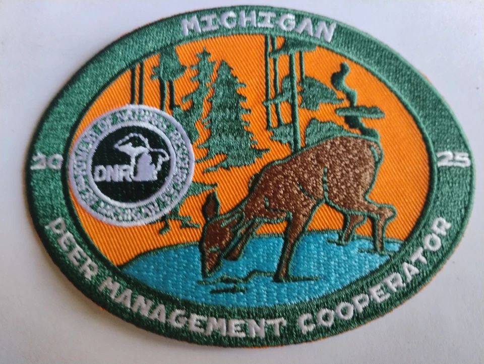 2024 & 2025 MICHIGAN SUCCESSFUL DNR DEER HUNTING PATCHES - BEAR - TURKEY - ELK - Image 3 of 4