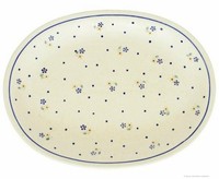 Bunzlauer Keramik Servierplatte / Aufschnittplatte 29,1X22,1X2.8 Cm Im Dekor 111