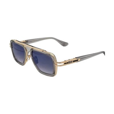 DITA LXN-EVO DTS403-A-02 CRYSTAL GREY  BLUE  lenses  SUNGLASSES