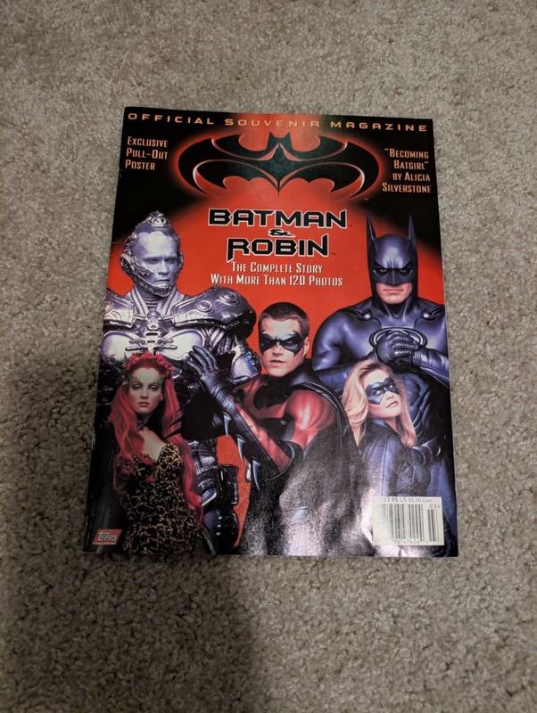 Batman And Robin Making Of The Movie Magazine.Vintage
