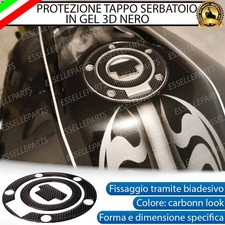 ADESIVO CARBON LOOK 3D PROTEZIONE TAPPO PER YAMAHA FZ6 (2006-2011) FAZER S2