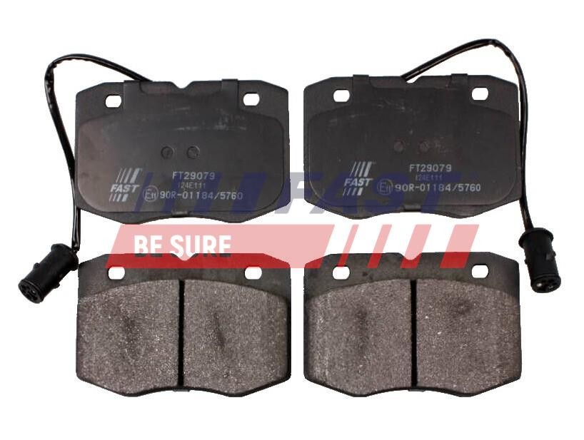 Front FAST FT29079 Brake Pad Set, disc brake for IVECO