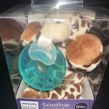 New Philips Avent Soothie Snuggle Pacifier 0m Giraffe