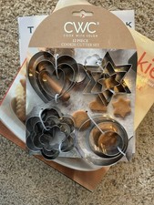 Cook With Color 12-Piece Cookie Cutter Set   New  Baking Playdough Scones 