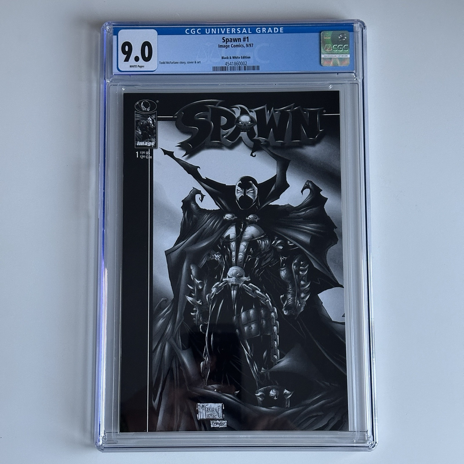 Spawn #1 (Black & White Edition) Value - GoCollect