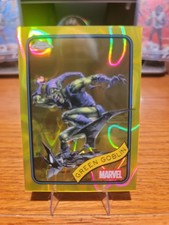 🔥🔥2025 Topps Chrome Marvel GREEN GOBLIN #161 Yellow Lava Refractor🔥🔥