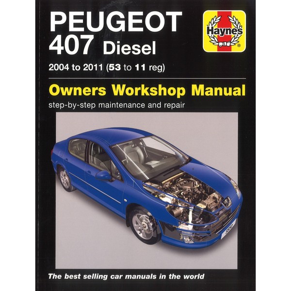 Peugeot 407 Diesel (2004-2011) 1560Cc 1997Cc SW Coupe Reparaturanleitung Haynes-image