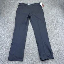 NEW Perry Ellis Portfolio Travel Luxe Chino Pants Mens Modern Fit 34x32 Gray