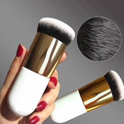 Pro Kabuki Makeup Brush Flat Foundation Blush Contour Powder Face Brush