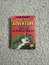 Walt Disney's True-Life Adventure Card Game Vintage Circa 1950's Deck Set