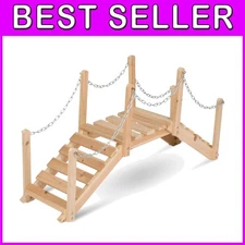 Cedar Wood Garden Bridge for Outdoor Living