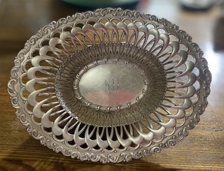 Whiting Louis XV Sterling Silver Reticulated Bowl #3868