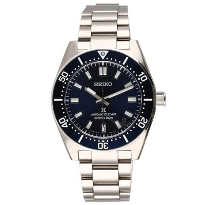 Seiko Prospex Automatik Taucheruhr SBDC195 schwarzes Zifferblatt WR300m...