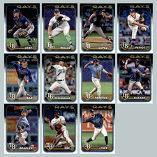 Tampa Bay Rays Lot 11 Baseball Cards Topps All Star Game Foil Tristan Gray NM