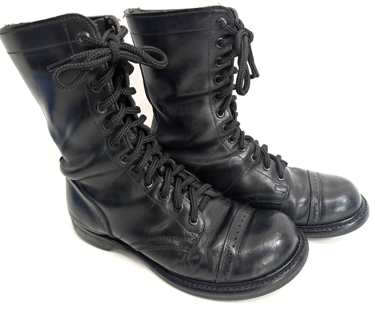 Black Double-H Boots Lace Up Boots for Men for Sale | Shop  display picture 2
