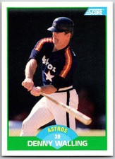 ⚾ 1989 Score #49 Denny Walling Houston Astros