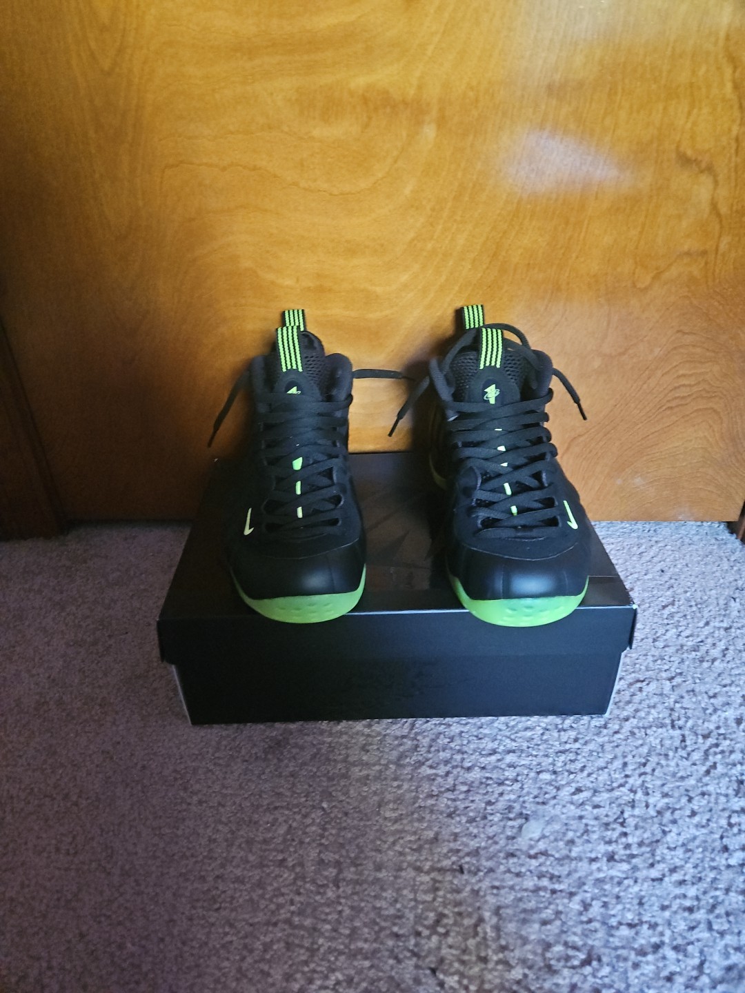 Nike Air Foamposite One Black Volt Men's 9