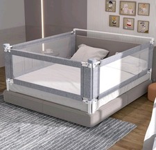 3-Piece Queen Size Bed Rail for Toddlers , Adjustable Height