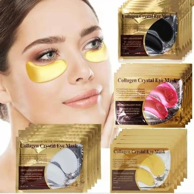 20Pcs=10Pairs Gold Collagen Crystal Eye Mask skincare Eye Patches Moisturizing