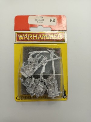 Warhammer Fantasy Skaven Ratmen Kommandoeinheit Command Citadel Blister Metal #5