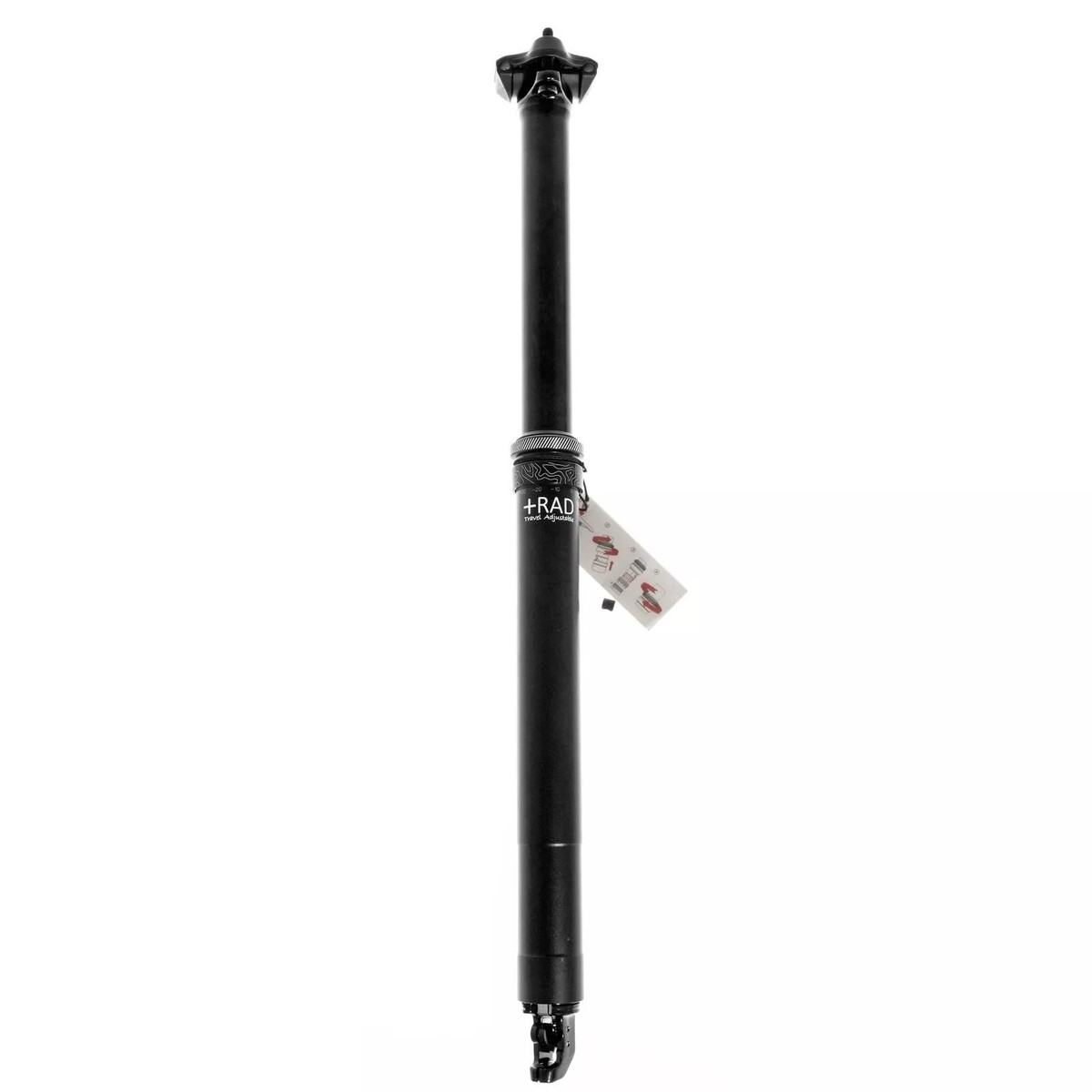 TranzX +RAD Adjustable Travel Internal Drop Seatpost W/Remote