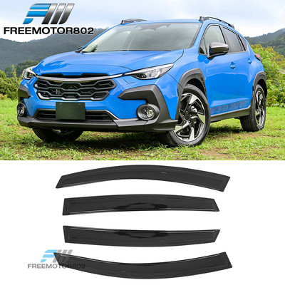 Fits 18-23 Subaru Crosstrek & 17-23 Impreza Hatchback Window Visors Rain Guard