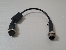 8-pin Foster Male to 8-pin Foster Female Short 12" Cable Jumper Patch- HAM RADIO