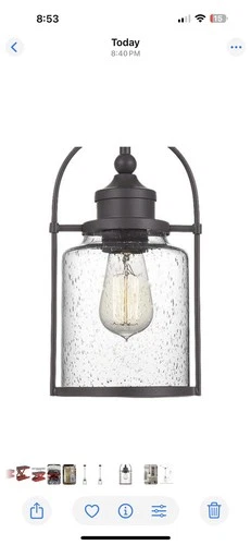 Quoizel Payson Outdoor Pendant, 1-Light 100 Total Watts, Western Bronze - Picture 3 of 8
