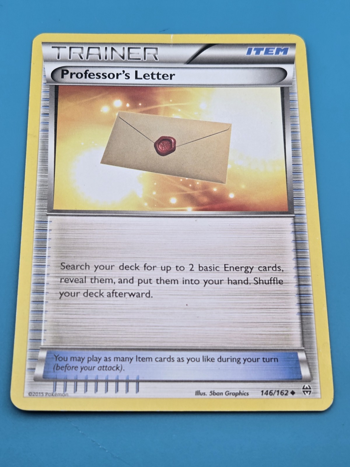 Professor's Letter 146/162 BREAKthrough 2015 - Pokémon TCG MP