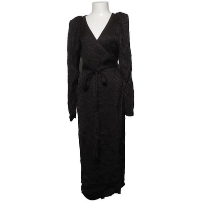 ROTATE Birger Christensen, Wickelkleid, Größe: 36, Schwarz, Viskose, Zebra #prk