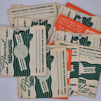 15 Personal View-Master reels 1960's Netherlands