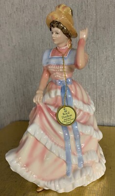 ROYAL DOULTON CHINA LADY PUPPE SHARON MODELL HN 3603 FIGUR DES JAHRES PERFEKT (a