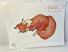 My Baby Fox Children's Nursery Print Picture Loxly Hollow Mom Elisabeth Zuniga