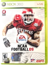 NCAA Football 09 (Microsoft Xbox 360, 2008) w/Manual