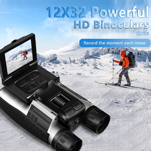 12x32 Binoculars With Camera 2.4 Inch Color Display 2.5K 48MP Video Photo Kit - Picture 14 of 24