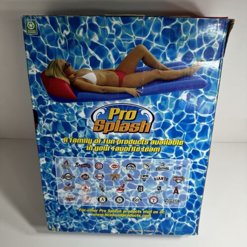 California Angels Raft Pro Splash Pool Inflatable Floating Lounge MLB New - Picture 3 of 5