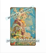 Early Rice's Seeds . metal tin sign garden outdoor living room wall art