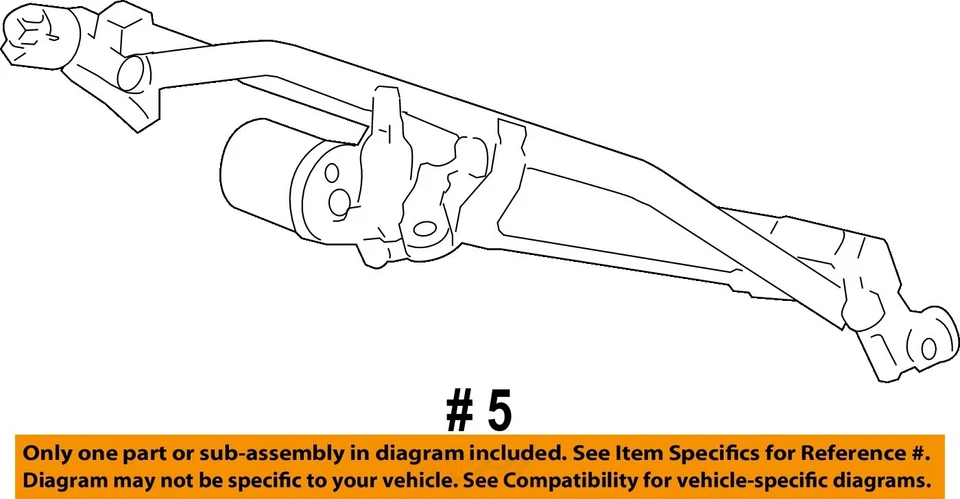 Used Windshield Wiper Motor fits: 2010 Chevrolet Silverado 1500 pickup  Grade A - Image 4 of 4