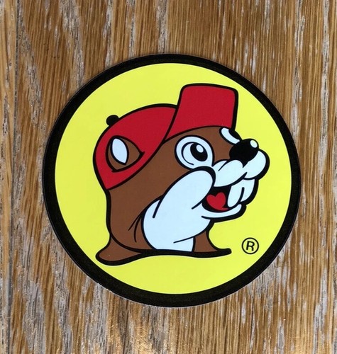 Buc-ee's Sticker - Beaver Logo Yellow Background | eBay