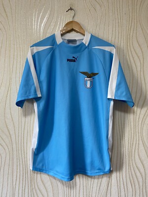 LAZIO 2003 2004 HOME FOOTBALL SHIRT SOCCER JERSEY SIGNED PUMA sz M