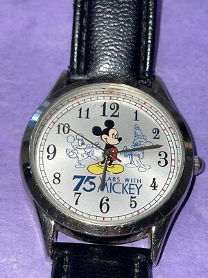 Disney Mickey Mouse Watch 75th Anniversary. 75 Years with Mickey