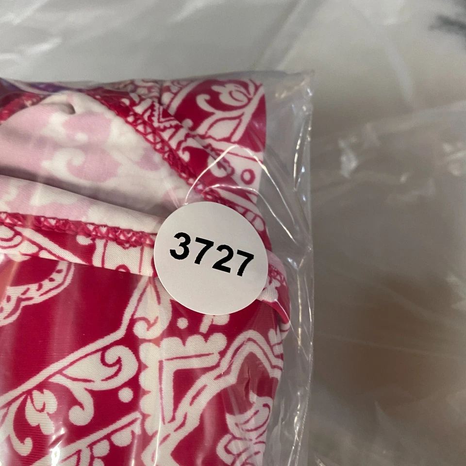 Liz Lange Maternity Pink White Stretch L Large Swimwear Buttom - Image 4 of 4