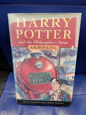 HARRY POTTER AND THE PHILOSOPHER'S STONE HARDBACK 1ST EDITION 22ND PRINT