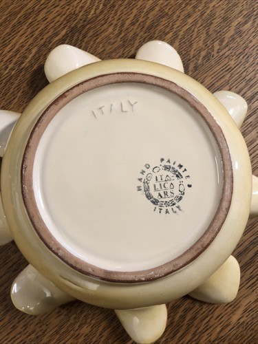 Italica ARS Decorative Tuscany Bowl Hand Painted Made in Italy 10.5” - Picture 2 of 5