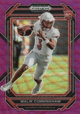 2023 Panini Prizm Draft Picks #112 Malik Cunningham Prizms Purple Wave