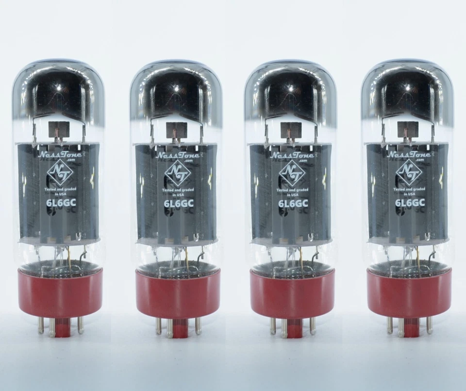 NEW NESSTONE 6L6GC Matched **QUAD** Tubes 6L6 5881 Valves-Sweet Tube Tone-Tested - Image 1 of 1
