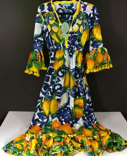 oranges and lemons dress